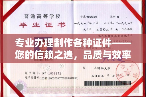 五大连池专业办理制作各种证件——您的信赖之选，品质与效率的完美结合